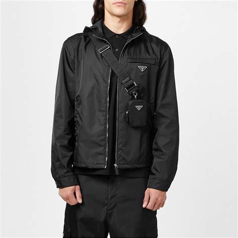 prada windbreaker mens|Prada nylon jacket men's.